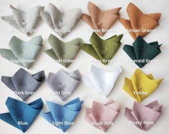 Linen fabric samples set for linen curtains, shower curtains, linen slipcovers, linen tablecloths, linen bedding, linen fabric swatches