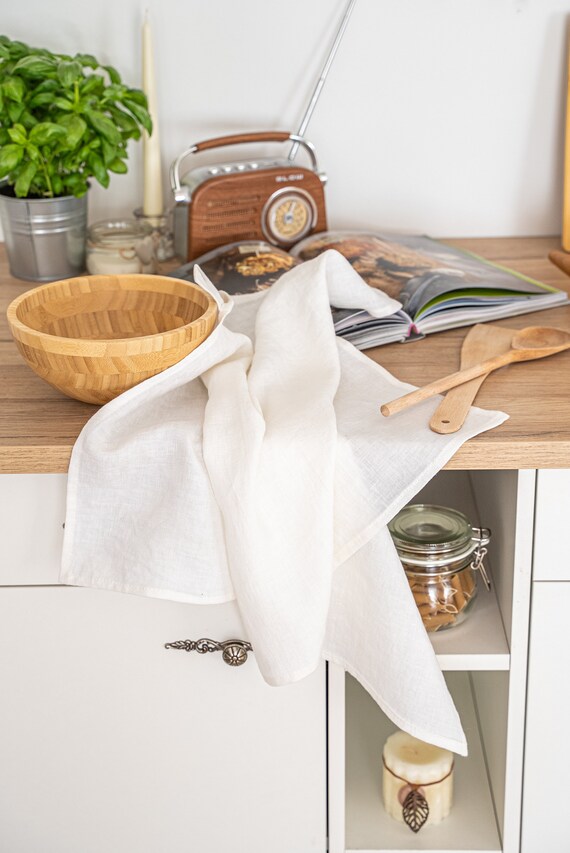 Pure Linen Hand Towel - Natural
