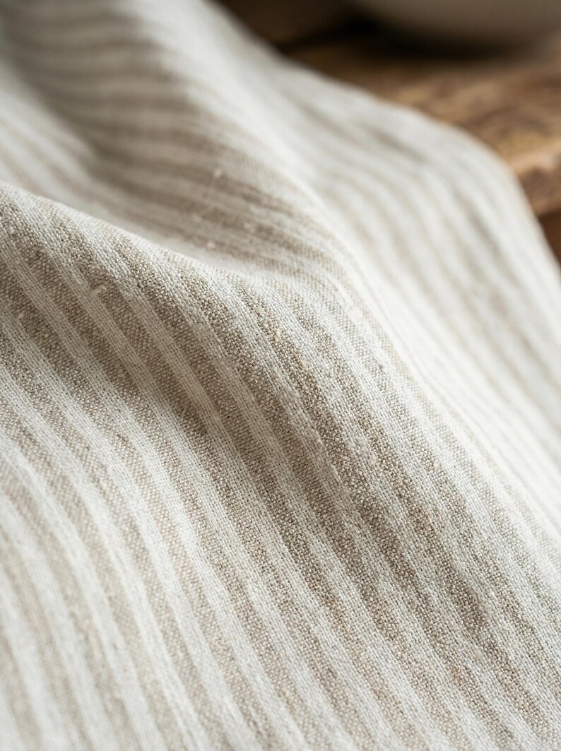 Natural Linen Tablecloth, Rectangle Tablecloth, Square, Circle or Oval Tablecloth, Custom Table Cloth image 2