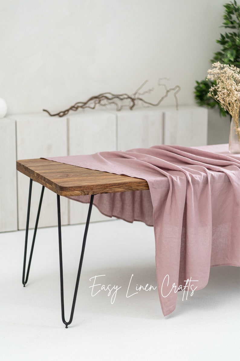 Large Linen Tablecloth, Long Table Cloth, Natural Linen Dining Table Cover, Custom Tablecloth, Christmas Tablecloth, Wedding Tablecloth image 5