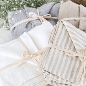 Linen Bed Sheet - Linen Flat Sheet, Natural Linen Bedding - Queen, King, Custom sizes Linen Sheet - Perfect Wedding Gift