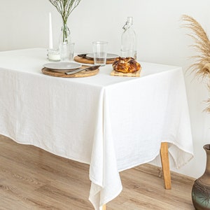 Linen Table Cloth Large Linen Tablecloth Custom Tablecloth - Etsy