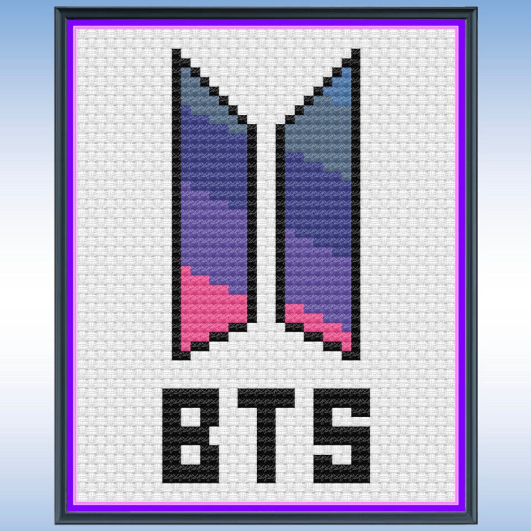 BTS Logo Cross Stitch Pattern PDF - Etsy