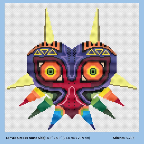 Majora's Mask Cross Stitch Pattern PDF - Etsy