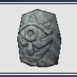 Legend of Zelda: Gossip Stone Cross Stitch Pattern PDF