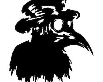 Plague Doctor Vinyl Decal