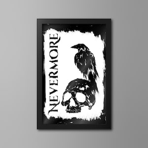 Edgar Allan Poe Poster - &quot;Nevermore&quot;