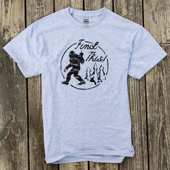 Bigfoot middle finger shirt Clearance
