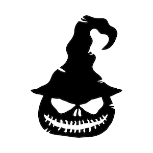 Witch Hat Jack O&#39; Lantern - Pumpkin Jack Decal