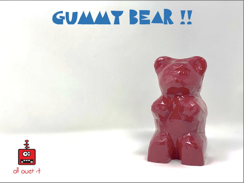 Giant Gummy Bear Candies Etsy