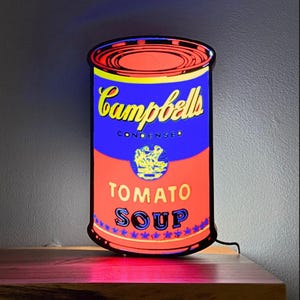 Campbell Soup Lamp - Etsy