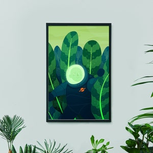 In The Tall Plants  - Art Print - 11inx17in or 18inx24in - Print Only