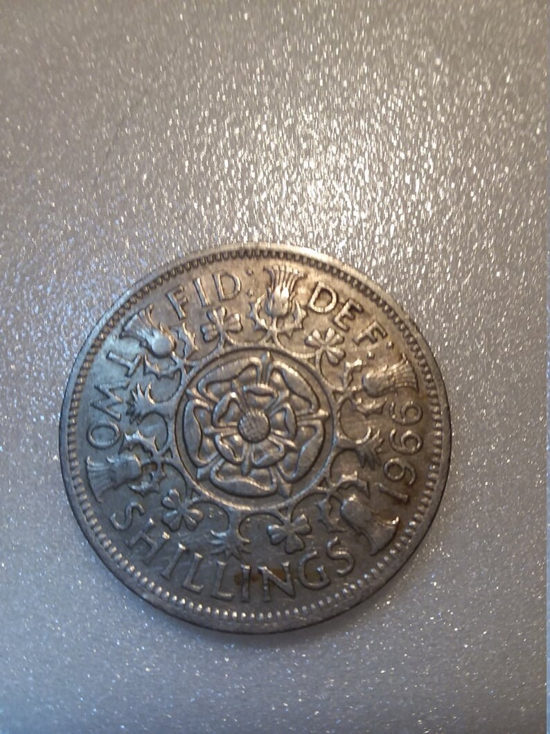 Dei Gratia Regina Elizabeth Ii Münze 1966 1966 Dei Gratia Regina Elizabeth II Zwei Schilling Münzen 6 - Etsy.de