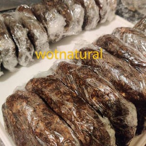 100% Authentic Raw Organic African Black Soap Ose Dudu Abuwe for Body Hair from Nigeria 50g-1.8kg image 3