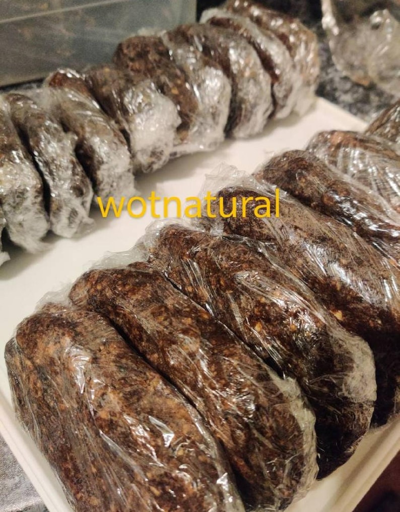100% Authentic Raw Organic African Black Soap Ose Dudu Abuwe for Body Hair from Nigeria 50g-1.8kg image 3