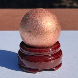 Copper Sphere Polished Display