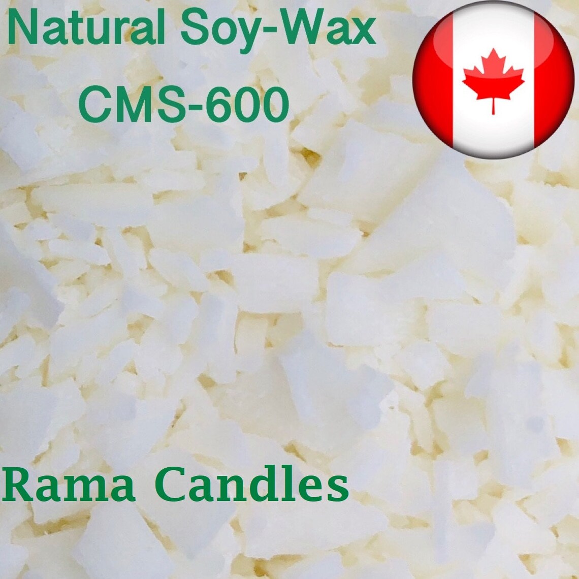 50 LB Natural Soy Wax Flakes CMS600 Excellent for Etsy Canada