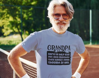Camiseta con la frase divertida del abuelo, 100 % algodón Comfort Colors.