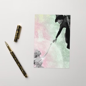 Böse-inspirierte Grußkarte | Geburtstagskarte | Jeden Anlass | Wicked Karte | Weihnachtszauber | Original Kunst Grußkarte | Leere Karte