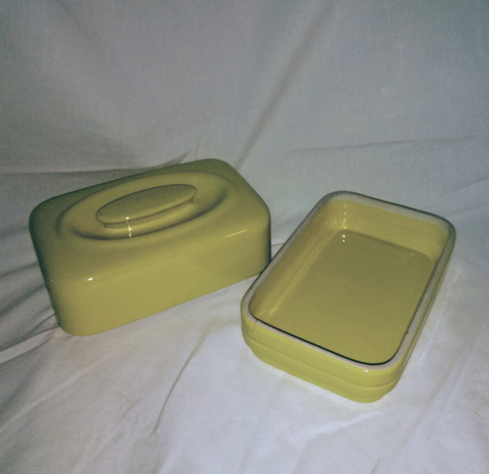 Vintage Hall One Pound Butter Dish With Lid in Good Condition Etsy