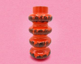 Vintage Spara Keramik Fat Lava Bubble Vase, West German Art Pottery. Model 265/25