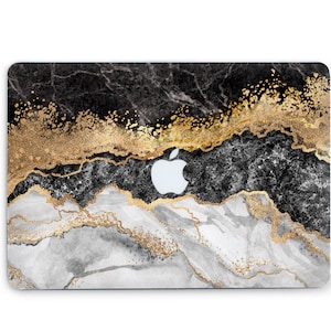 Black Marble Macbook Pro 16 2019 13 Inch Case Macbook Air Golden Marble Macbook Pro 13 2020 Case White Stone A2159 Macbook Pro 15 In DS0322