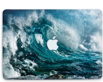 Waves Macbook Pro 14 A2442 Case Macbook Pro 16 M1 Case Macbook Air 13 New Cover Ocean Storm Macbook 16 2019 Case Blue Macbook 15 Case DS0033