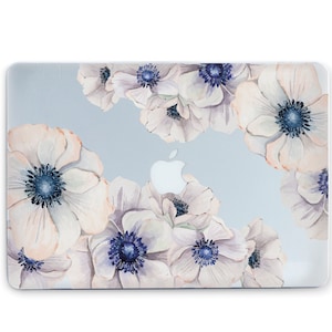 White Flowers Macbook Pro 16 2021 Case Macbook Pro 14 2021 Clear Case  Macbook Air 13 2020 Case Peonies 13 Inch Macbook Pro Case DS0056