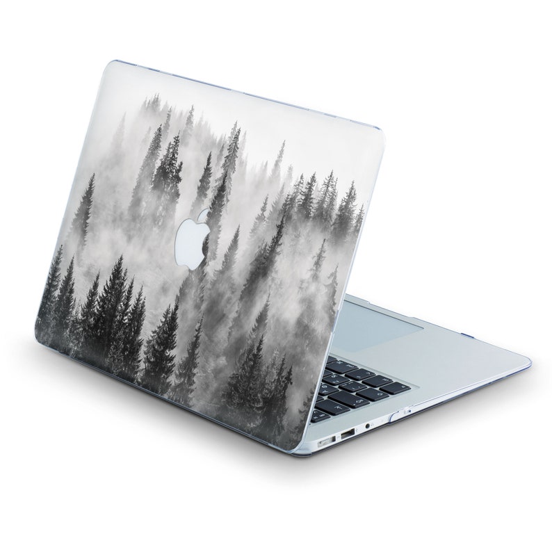 Foggy Forest Macbook Pro 16 Case Nature Print Macbook Air 13 Inch Case 2017 13 Inch Macbook Pro Cover Trees Macbook Pro 15 Inch Case DS0324
