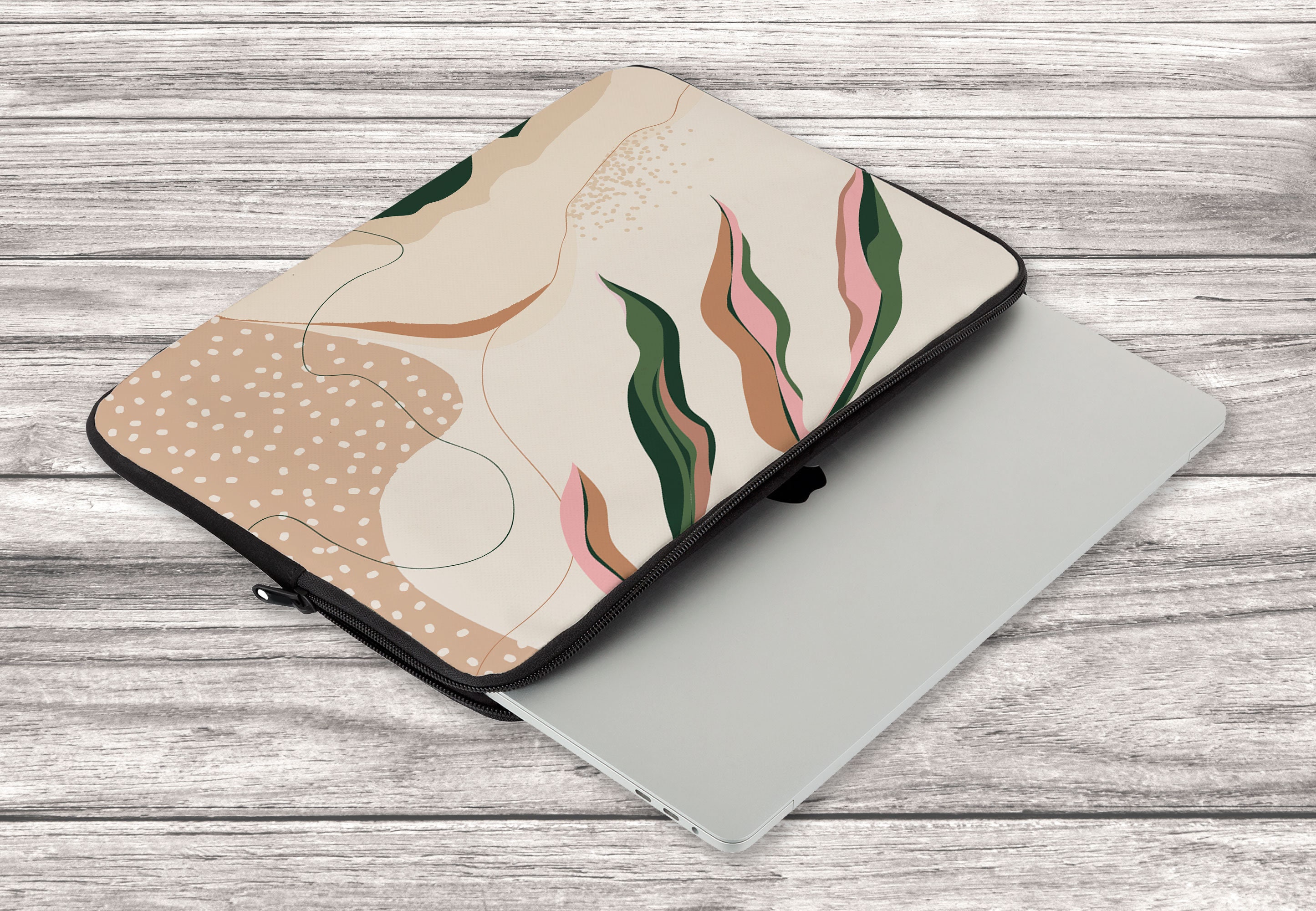 Abstracción Cubierta Portátil Bolsa Zip Caso 13 pulgadas | Etsy