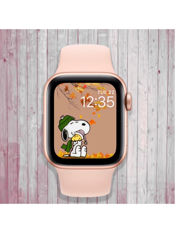 Autumn Peanuts Snoopy Woodstock Apple Watch Wallpaper Etsy