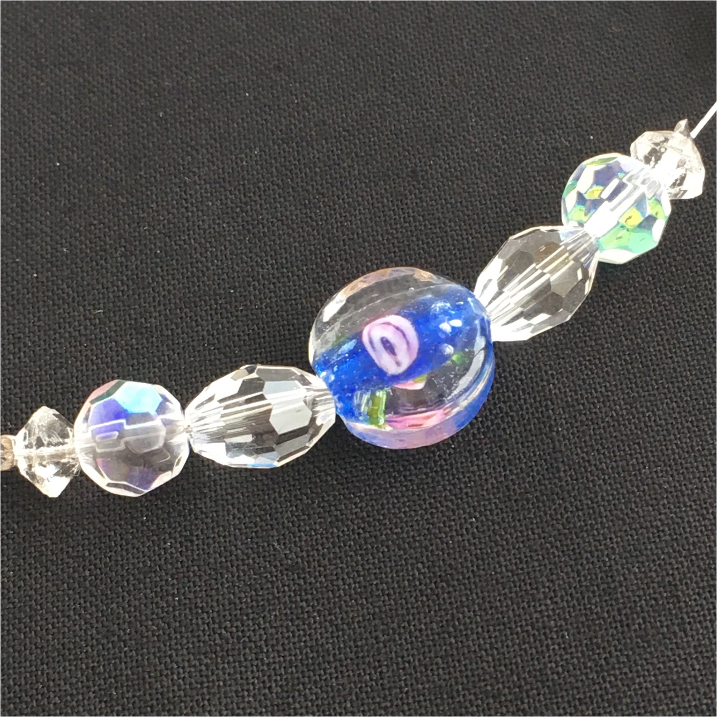 Lampe Kristall Fenster Schmuck mit Glasperlen. Etsy