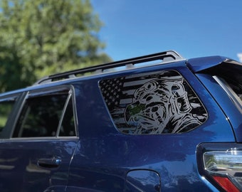 Bomber Eagle PrezisionCut® Vinyl Window Decal — Fits 1996-2023 Toyota 4Runners — No Trimming Required