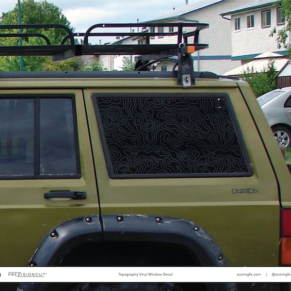Jeep Grand Cherokee Xj Window Decal Etsy