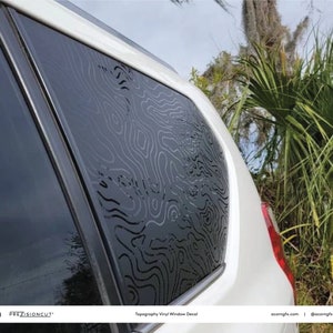 Topography PrezisionCut® Vinyl Window Decal — Fits 2003-2023 Lexus GX460/470s — No Trimming Required
