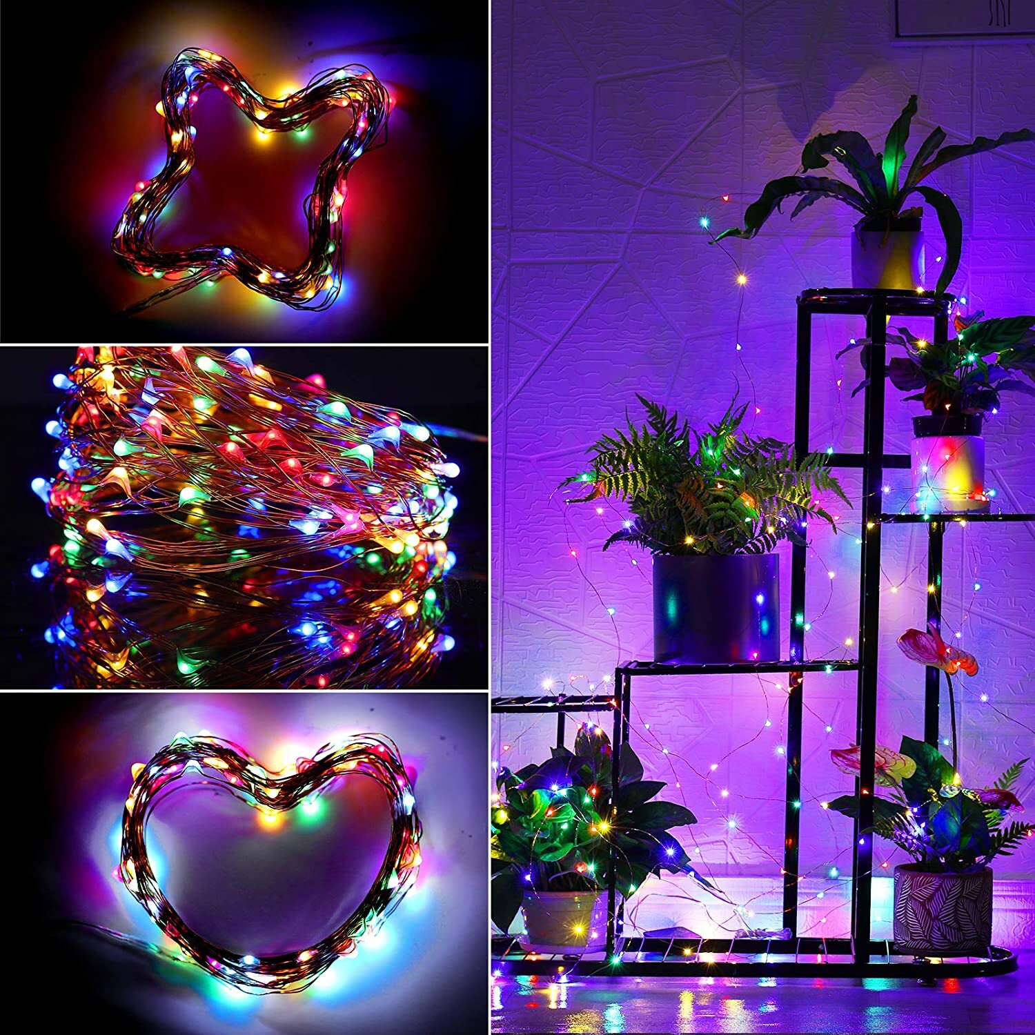 16.4 ft 5m Battery String Lights LED Decoration Fairy Etsy