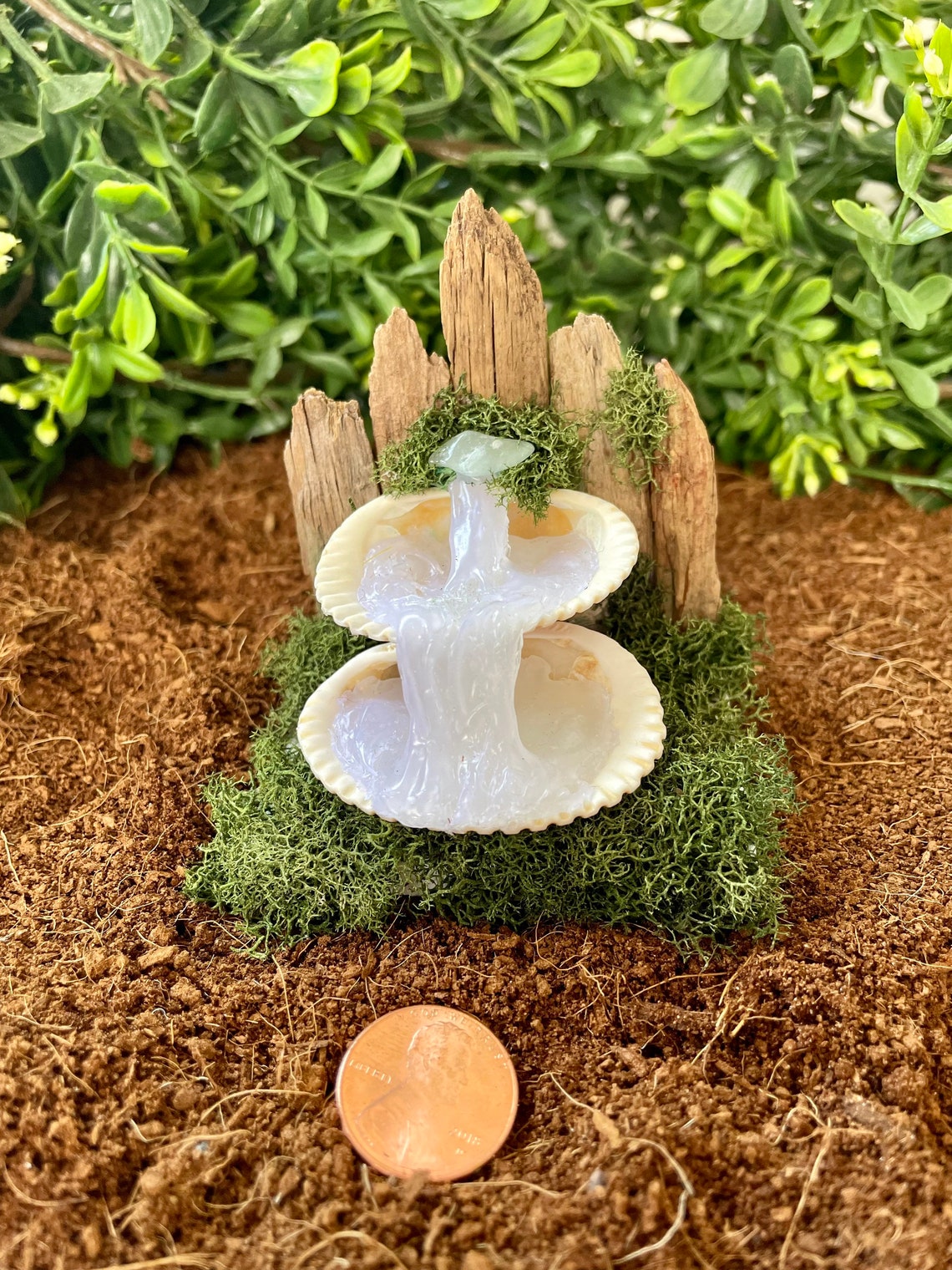 Miniature Fairy Garden Fountain Mini Fairy Garden Miniature Etsy