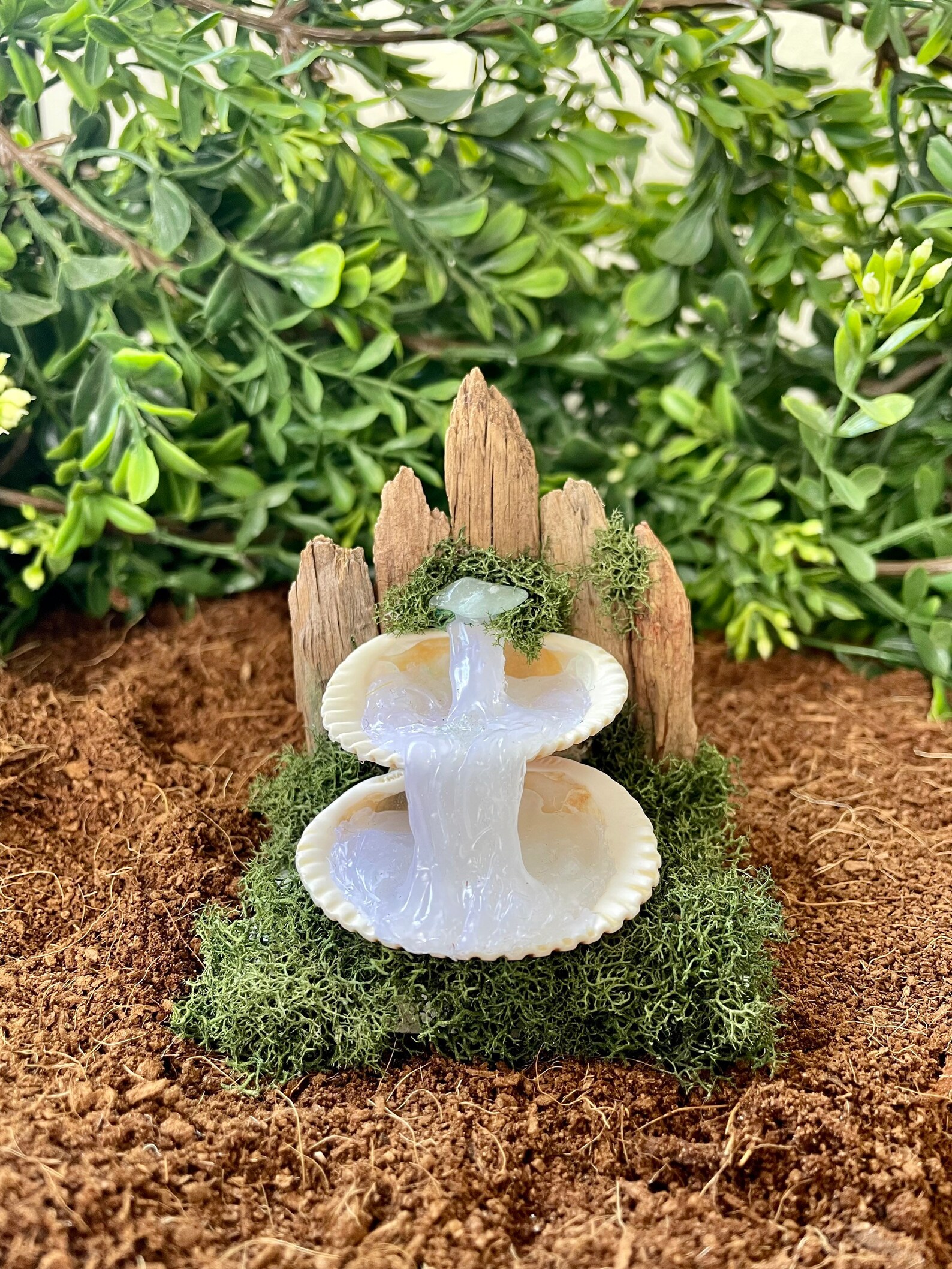 Miniature Fairy Garden Fountain Mini Fairy Garden Miniature Etsy