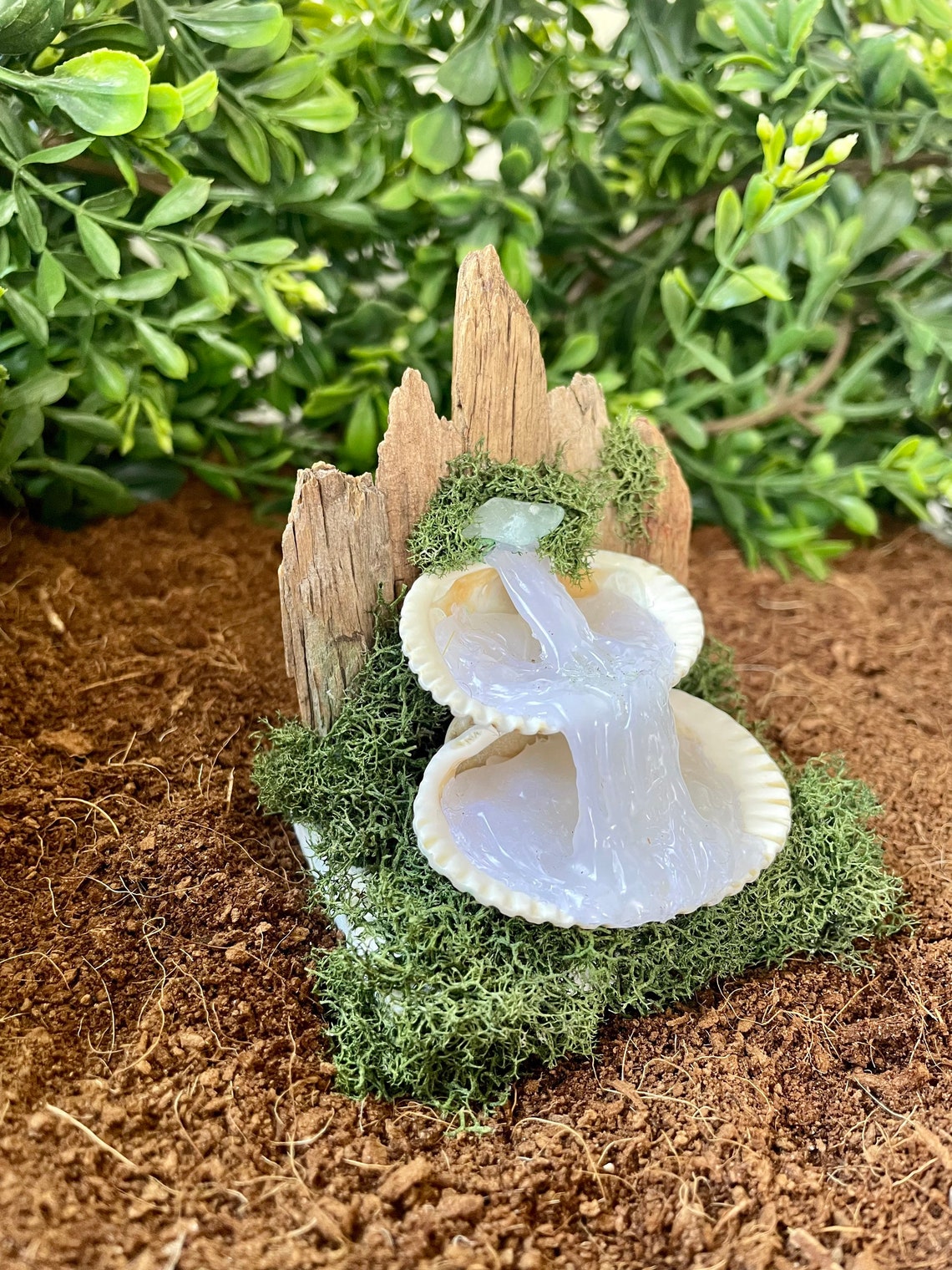 Miniature Fairy Garden Fountain Mini Fairy Garden Miniature Etsy