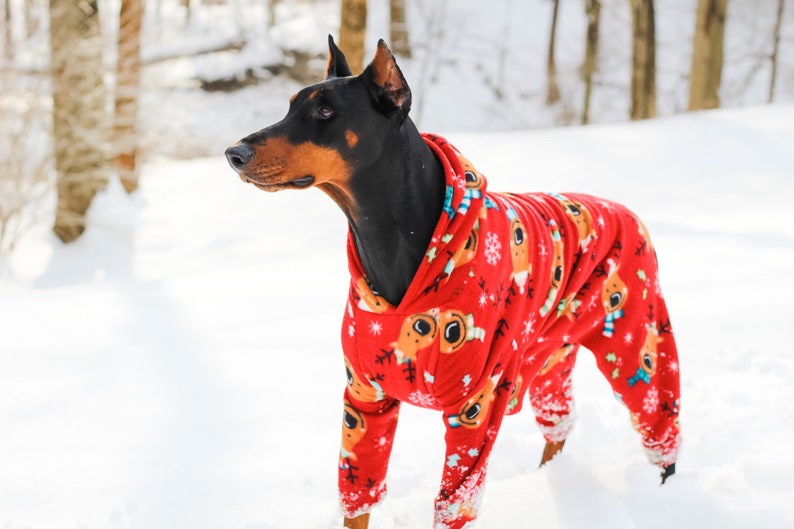 LARGE Dog Fleece Pajamas Dog Fleece Pullover Dog Fleece Etsy