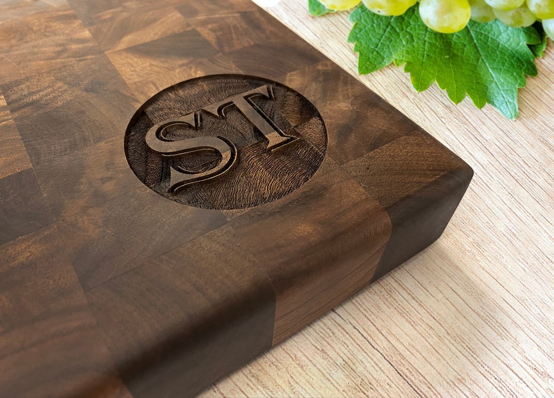 Beautiful Hardwood Cutting Board, Walnut End Grain Butcher Block ...