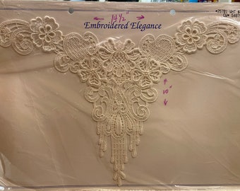 TWO BEAUTIFUL Vintage (1980’s) Lace Applique