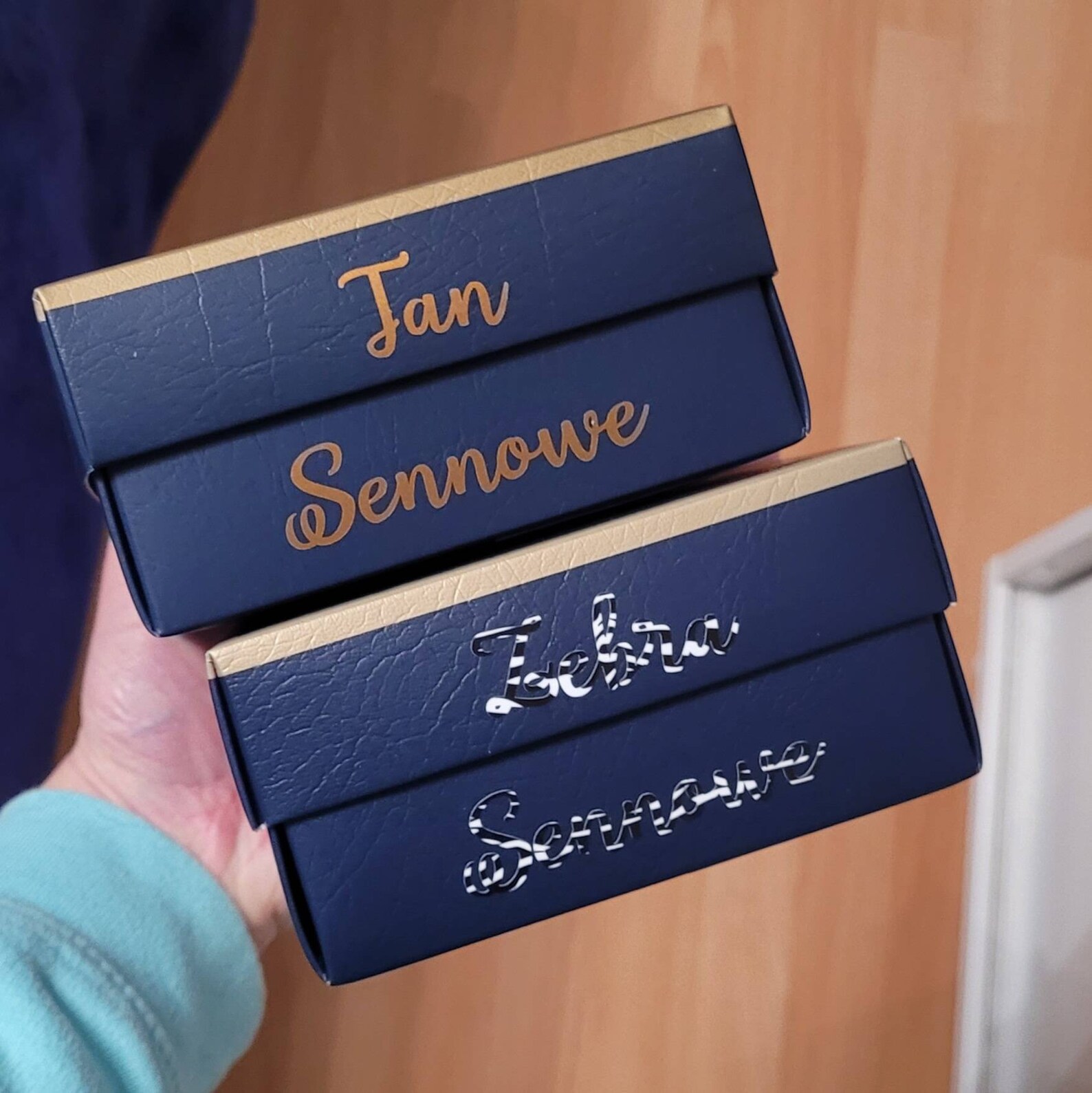 Fairfax and favor display labels clothing organisation box