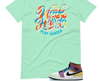 retro 1 multicolor shirt