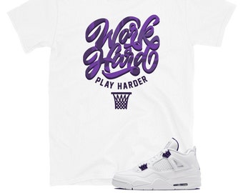 jordan 4 purple shirt