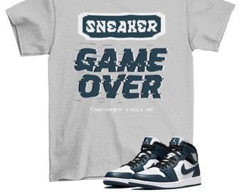 Air Jordan Retro Navy Sneaker | Etsy 