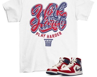 Mid USA Matching Sneaker Tee | Etsy