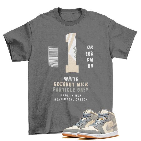 Jordan 1 Coconut Milk Shirt Etsy