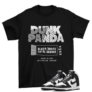 Camiseta unisex de estilo suave Dunk High PANDA