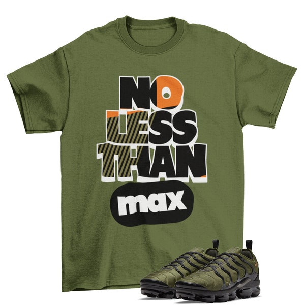 Max Out, VaporMax Plus Rough Green Dark Russet Cotton Tee Shirt